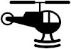 ヘリコプター　飛行機